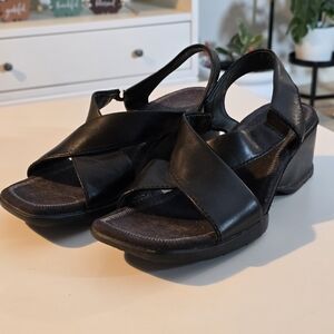 Rockport Black Women's Wedge Sandals